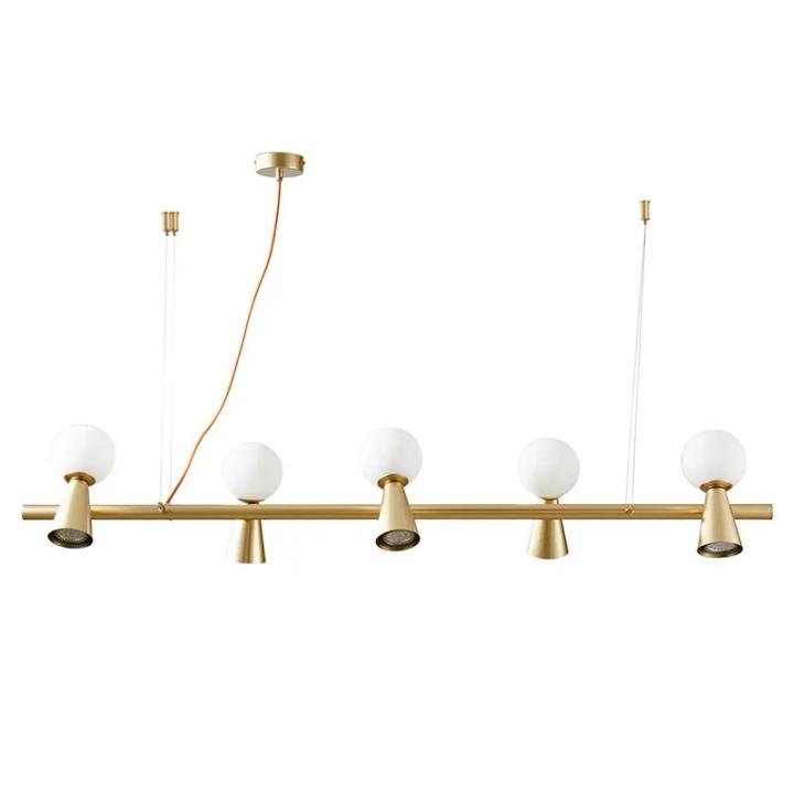 Produto Nova Luz: PEND. TEAS 5XG9 / 5XGU10 DOURADO FOSCO R=2469 NORDECOR