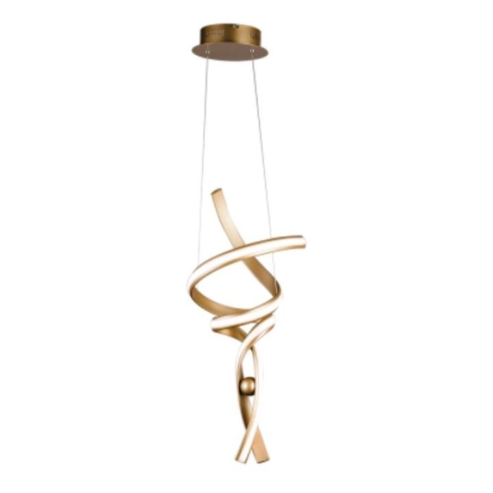 Produto Nova Luz: PEND.LED FLUIRE DOURADO 30W 3000K BIV. R=RE005 BELLA